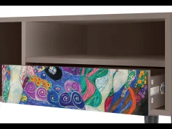 Móvel De Tv* Mueble de TV - 115х59х48 cm - T3 - The Maiden by Klimt, Latte Bege