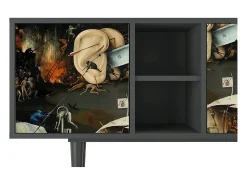 Mueble de TV - 150х69х41 cm - T5 - The Garden 2, Antracite^ Móvel De Tv