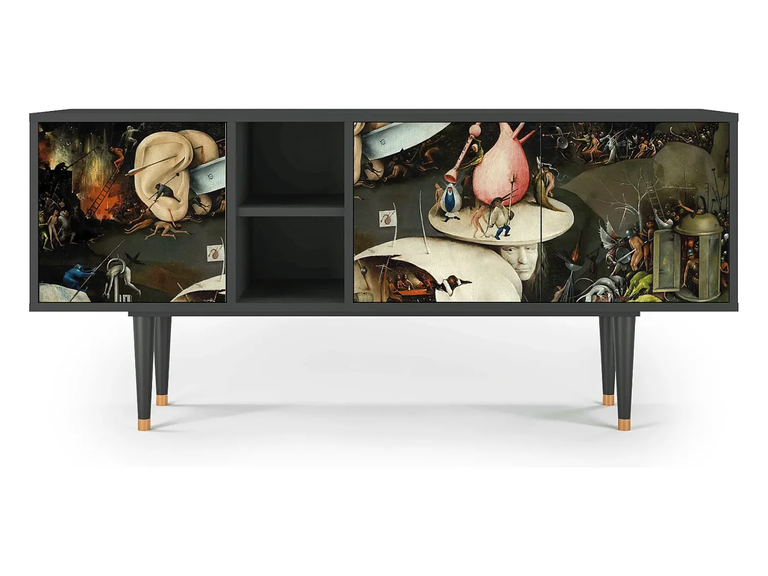 Mueble de TV - 150х69х41 cm - T5 - The Garden 2, Antracite^ Móvel De Tv
