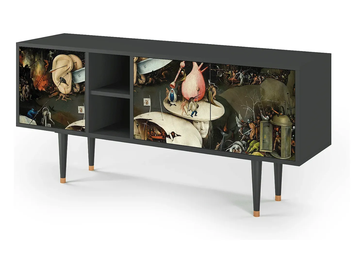 Mueble de TV - 150х69х41 cm - T5 - The Garden 2, Antracite^ Móvel De Tv