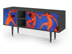 Móvel De Tv| Mueble de TV - 150х69х41 cm - T5 - The Dance by Matisse , Antracite Cinza antracite