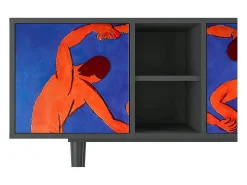 Móvel De Tv| Mueble de TV - 150х69х41 cm - T5 - The Dance by Matisse , Antracite Cinza antracite