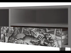 Mueble de TV - 115х59х48 cm - T3 - The Temptation, Cinza^ Móvel De Tv