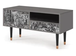 Mueble de TV - 115х59х48 cm - T3 - The Temptation, Cinza^ Móvel De Tv