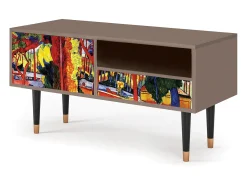 Online Mueble de TV - 115х59х48 cm - T3 - The Turning Road, Latte Bege