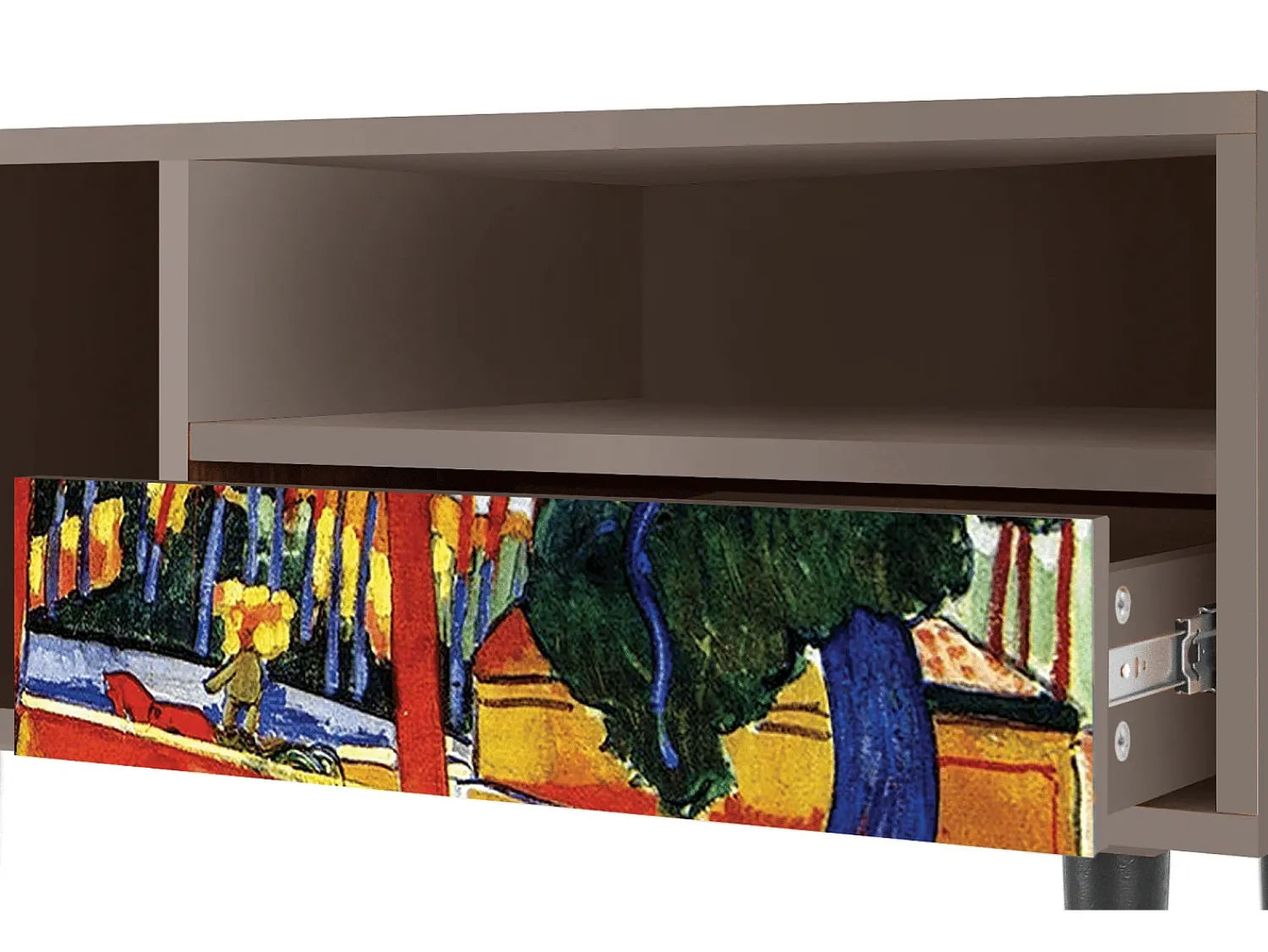 Online Mueble de TV - 115х59х48 cm - T3 - The Turning Road, Latte Bege