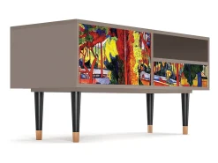 Online Mueble de TV - 115х59х48 cm - T3 - The Turning Road, Latte Bege