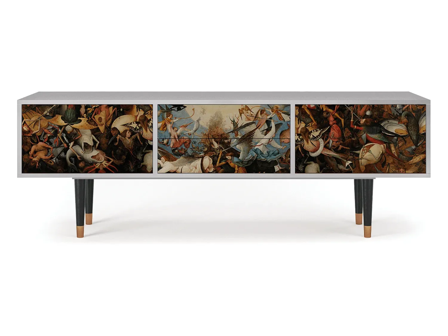Mueble de TV - 170х59х48 cm - T4 - The Fall, Cinza^ Móvel De Tv
