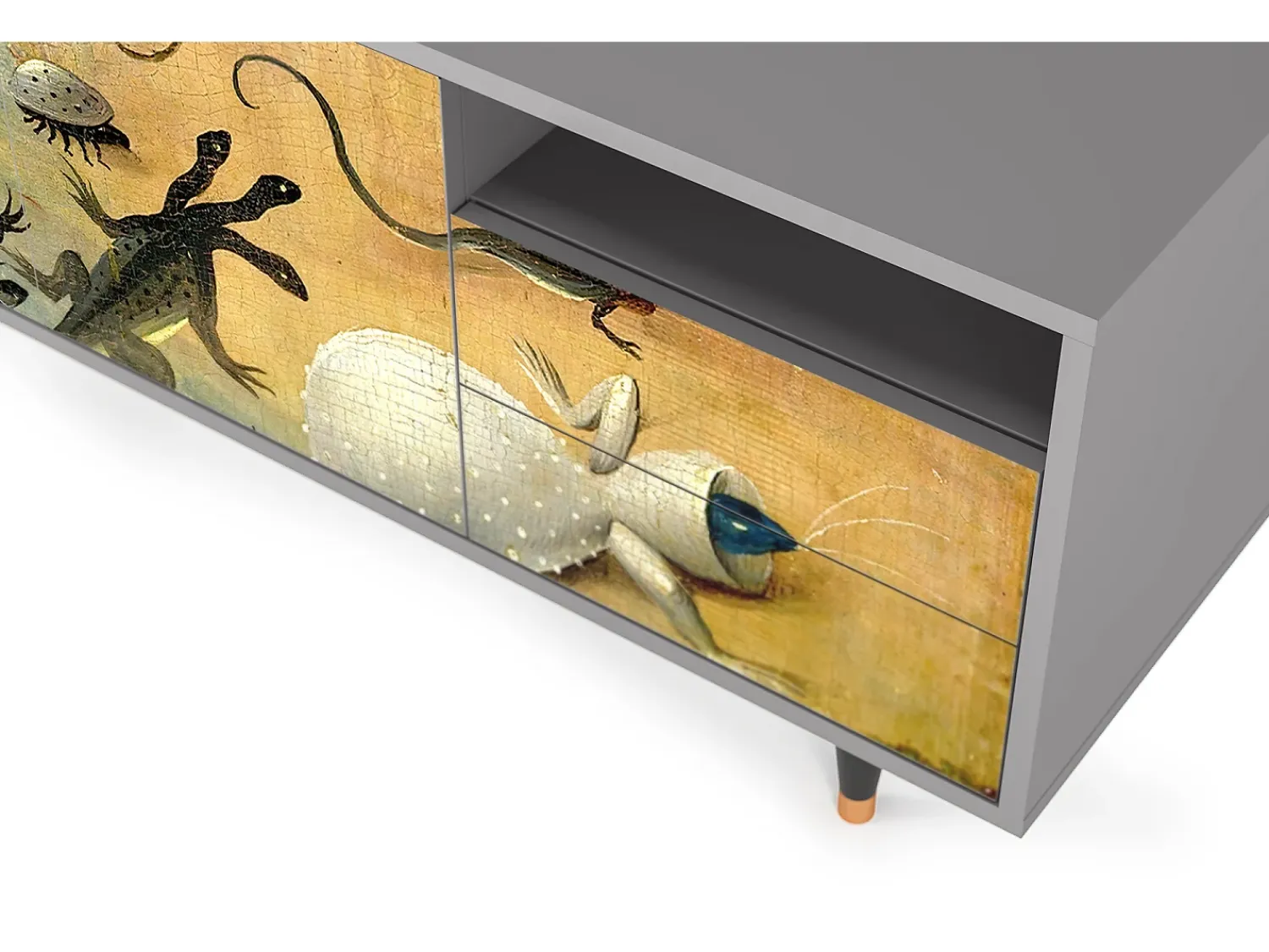 Mueble de TV - 125х56х41 cm - T7 - The Garden by Bosch, Cinza^ Móvel De Tv