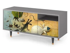 Mueble de TV - 125х56х41 cm - T7 - The Garden by Bosch, Cinza^ Móvel De Tv