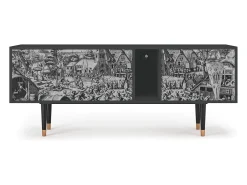 Móvel De Tv| Mueble de TV - 170х69х48 cm - T1 - The Festival of Saint, Antracite Cinza antracite