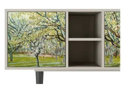 Mueble de TV - 150х69х41 cm - T5 - The Branco Orchard, Areia^ Móvel De Tv