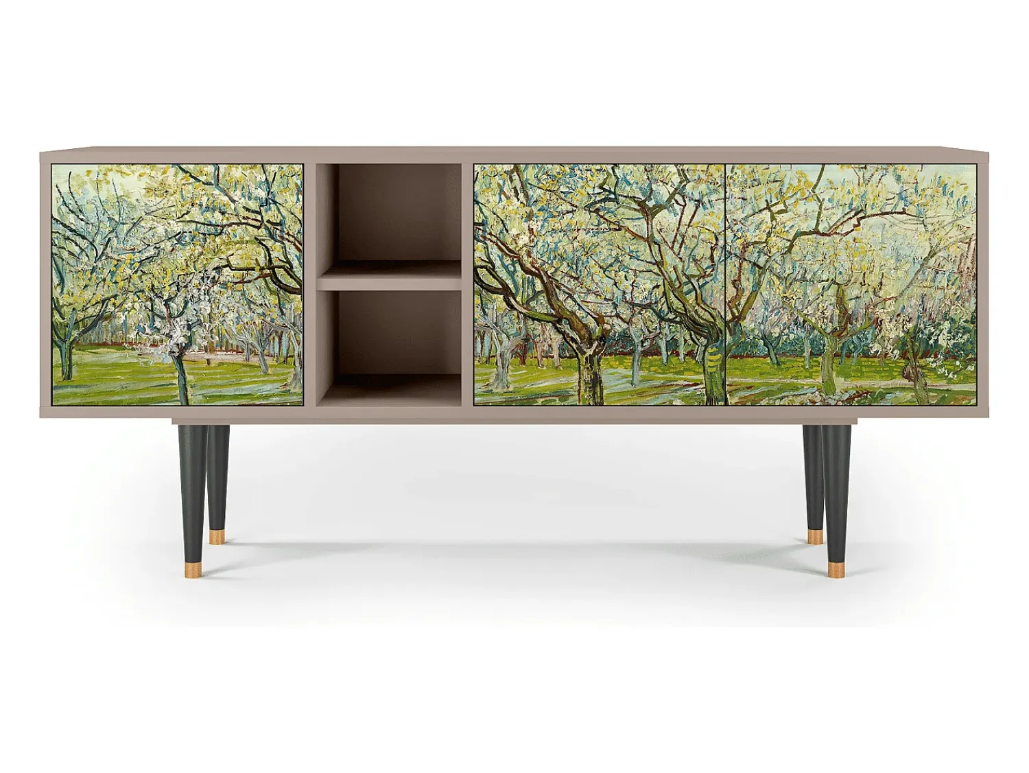Mueble de TV - 150х69х41 cm - T5 - The Branco Orchard, Areia^ Móvel De Tv