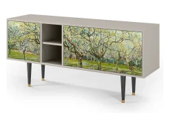 Mueble de TV - 150х69х41 cm - T5 - The Branco Orchard, Areia^ Móvel De Tv