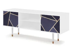 Móvel De Tv* Mueble de TV - 170х69х48 cm - T2 - The Amethyst, Branco Bege