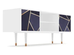 Móvel De Tv* Mueble de TV - 170х69х48 cm - T2 - The Amethyst, Branco Bege