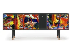 Móvel De Tv| Mueble de TV - 170х69х48 cm - T1 - The Turning Road, Antracite Cinza antracite