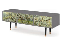 Mueble de TV - 170х59х48 cm - T4 - The Branco Orchard, Cinza^ Móvel De Tv