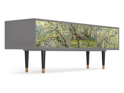Mueble de TV - 170х59х48 cm - T4 - The Branco Orchard, Cinza^ Móvel De Tv