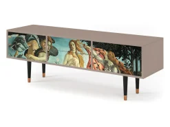 Móvel De Tv| Mueble de TV - 170х59х48 cm - T4 - The Birth of Venus, Latte Bege