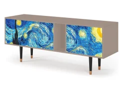 Móvel De Tv| Mueble de TV - 170х69х48 cm - T1 - The Starry Night , Latte Bege