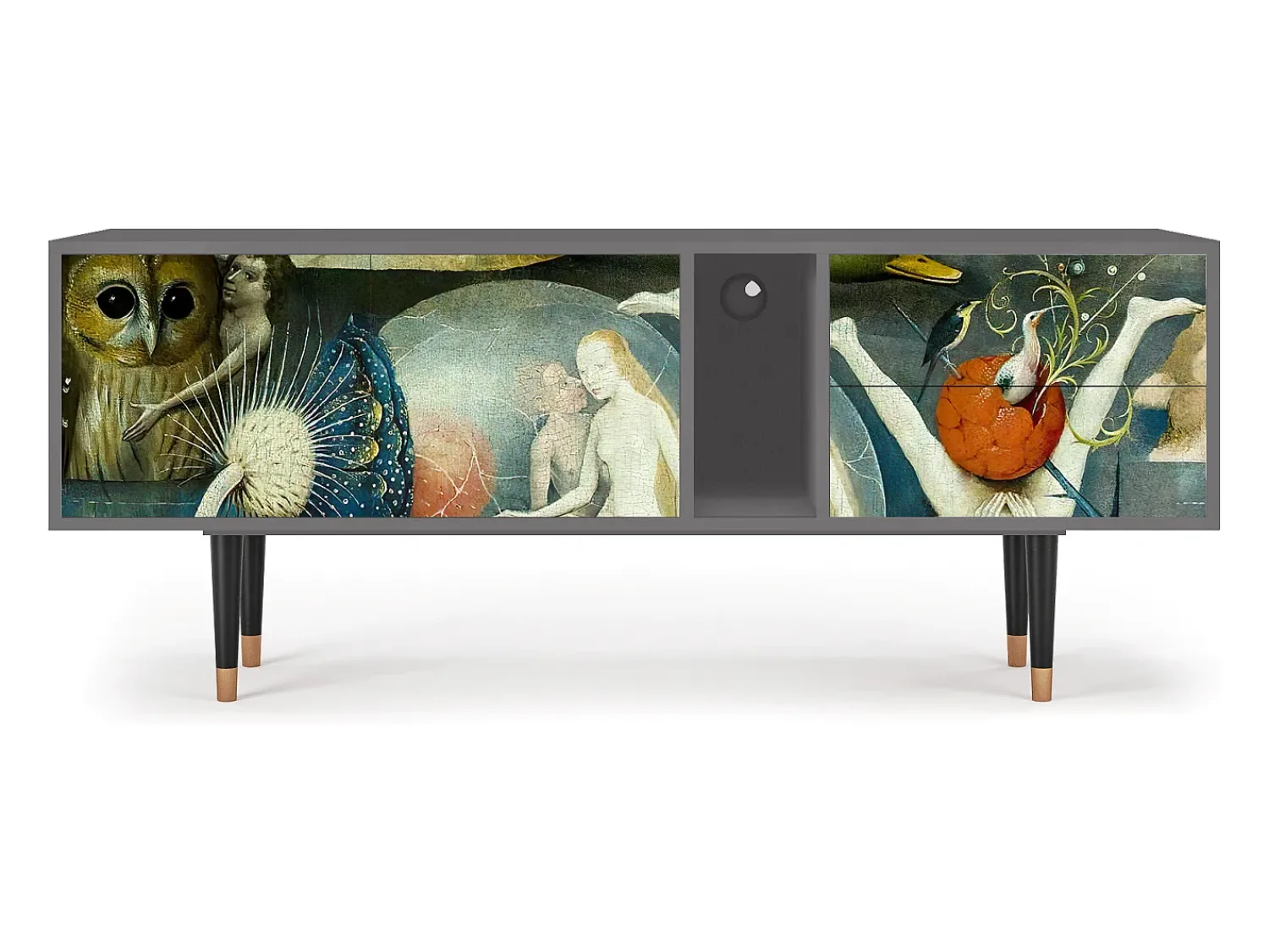 Best Mueble de TV - 170х69х48 cm - T1 - The Garden Of by Bosch, Cinza Cinzento