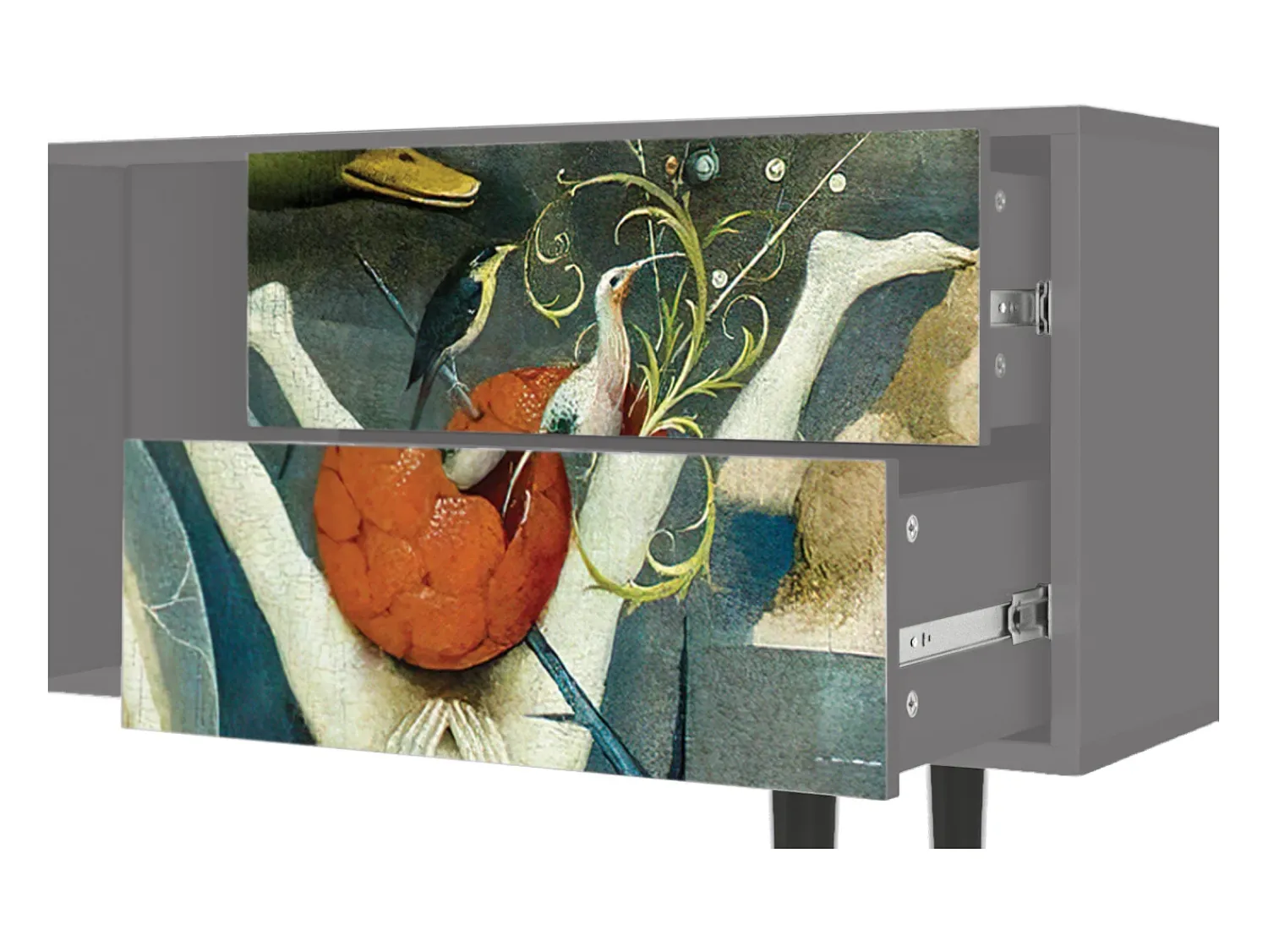 Best Mueble de TV - 170х69х48 cm - T1 - The Garden Of by Bosch, Cinza Cinzento