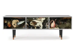 Móvel De Tv* Mueble de TV - 170х59х48 cm - T4 - The Garden 2, Cinza Cinzento