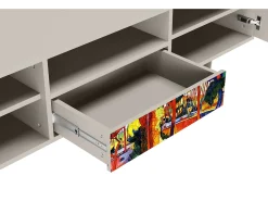 Móvel De Tv* Mueble de TV - 170х59х41 cm - T6 - The Turning Road, Areia Bege