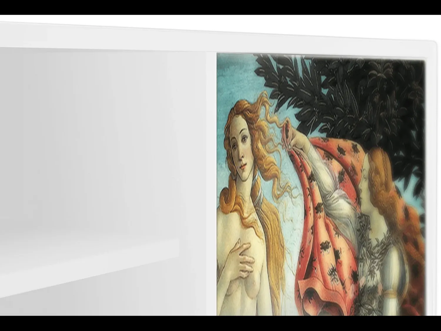 Móvel De Tv* Mueble de TV - 170х69х48 cm - T2 - The Birth of Venus, Branco Bege