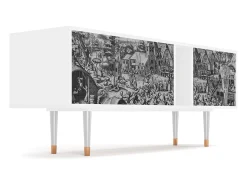 Mueble de TV - 170х69х48 cm - T1 - The Festival of Saint, Branco^ Móvel De Tv