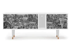 Mueble de TV - 170х69х48 cm - T1 - The Festival of Saint, Branco^ Móvel De Tv