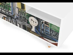 Mueble de TV - 125х56х41 cm - T7 - The Studio , Branco^ Móvel De Tv