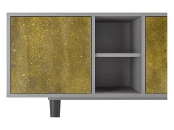 Mueble de TV - 150х69х41 cm - T5 - The Kiss by Klimt , Cinza^ Móvel De Tv