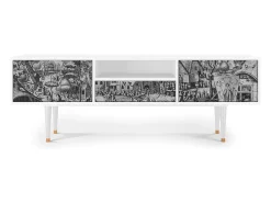 Online Mueble de TV - 170х59х41 cm - T6 - The Festival of Saint, Branco Bege