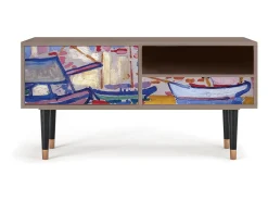 Sale Mueble de TV - 115х59х48 cm - T3 - The Port of Collioure , Latte Bege