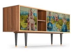Best Mueble de TV - 150х69х41 cm - T5 - The Garden 2 by Bosch, Nogueira Castanho