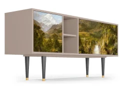 Móvel De Tv| Mueble de TV - 150х69х41 cm - T5 - The Heart of the Andes , Latte Bege