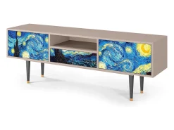 Mueble de TV - 170х59х41 cm - T6 - The Starry Night , Latte^ Móvel De Tv