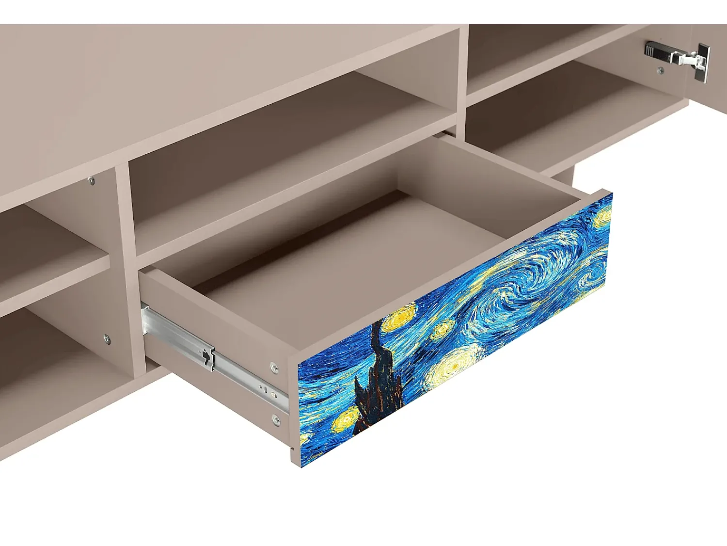 Mueble de TV - 170х59х41 cm - T6 - The Starry Night , Latte^ Móvel De Tv