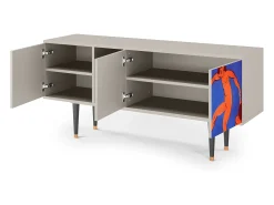 Mueble de TV - 150х69х41 cm - T5 - The Dance by Matisse , Areia Bege