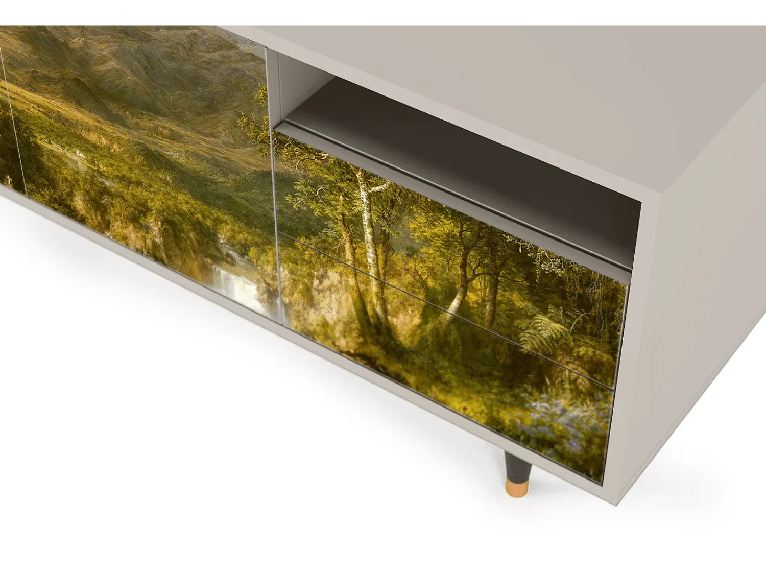 Mueble de TV - 125х56х41 cm - T7 - The Heart of the Andes , Areia^ Móvel De Tv