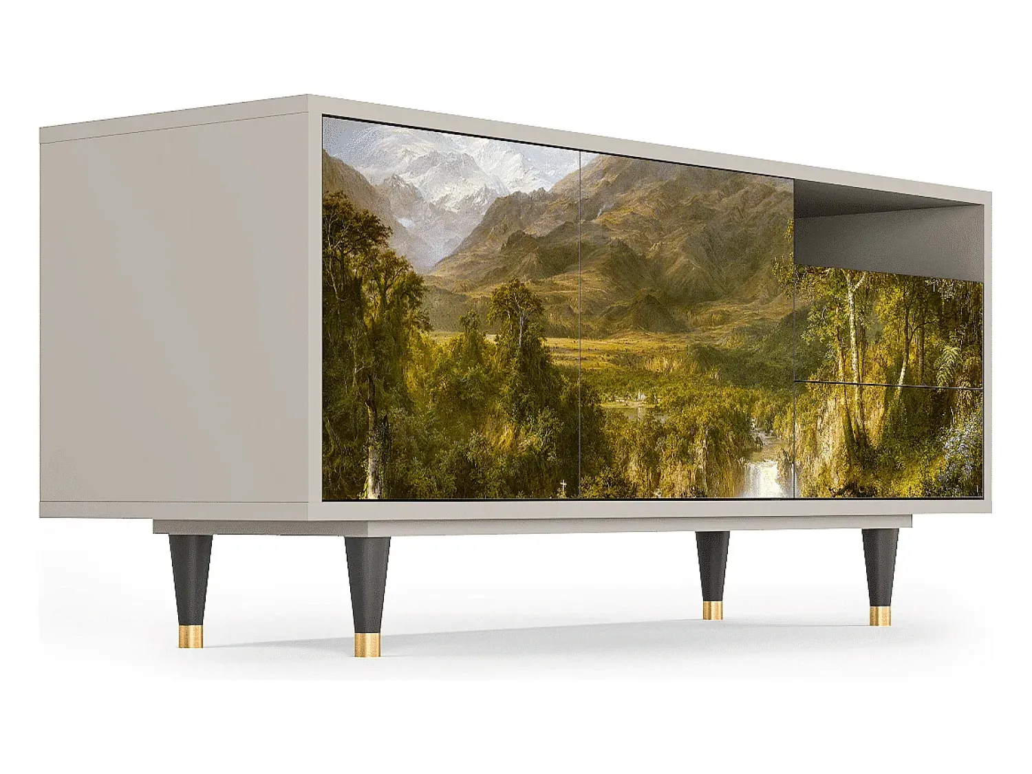 Mueble de TV - 125х56х41 cm - T7 - The Heart of the Andes , Areia^ Móvel De Tv