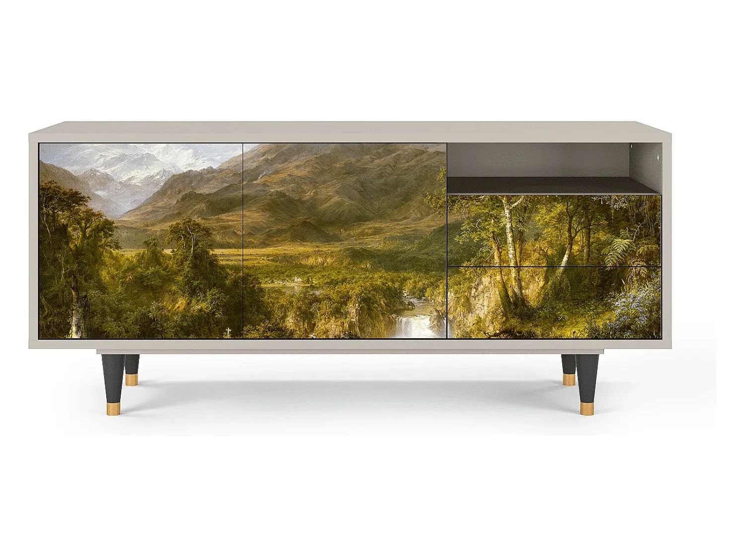 Mueble de TV - 125х56х41 cm - T7 - The Heart of the Andes , Areia^ Móvel De Tv