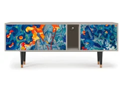 Móvel De Tv* Mueble de TV - 170х69х48 cm - T1 - The Girl - James Jean, Areia Bege