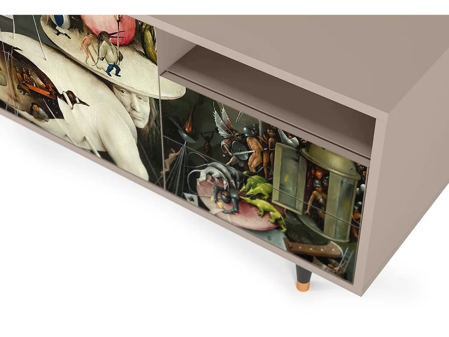 Online Mueble de TV - 125х56х41 cm - T7 - The Garden 2, Latte Bege