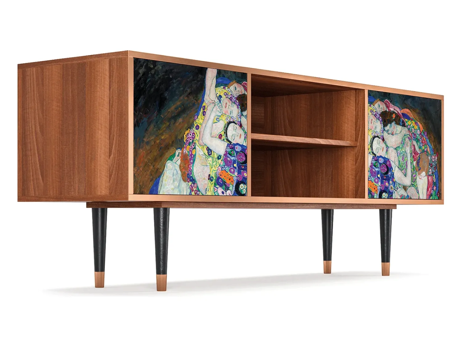 Online Mueble de TV - 170х69х48 cm - T2 - The Maiden by Klimt, Nogueira Castanho