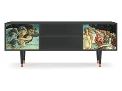 Móvel De Tv| Mueble de TV - 170х69х48 cm - T2 - The Birth of Venus, Antracite Cinza antracite