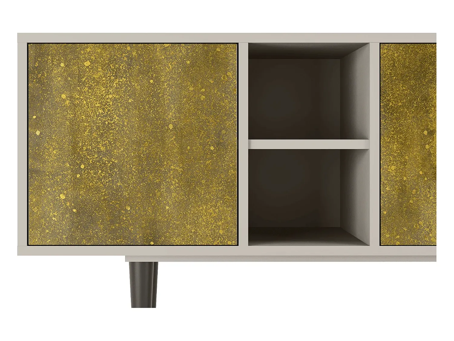 Móvel De Tv* Mueble de TV - 150х69х41 cm - T5 - The Kiss by Klimt , Areia Bege