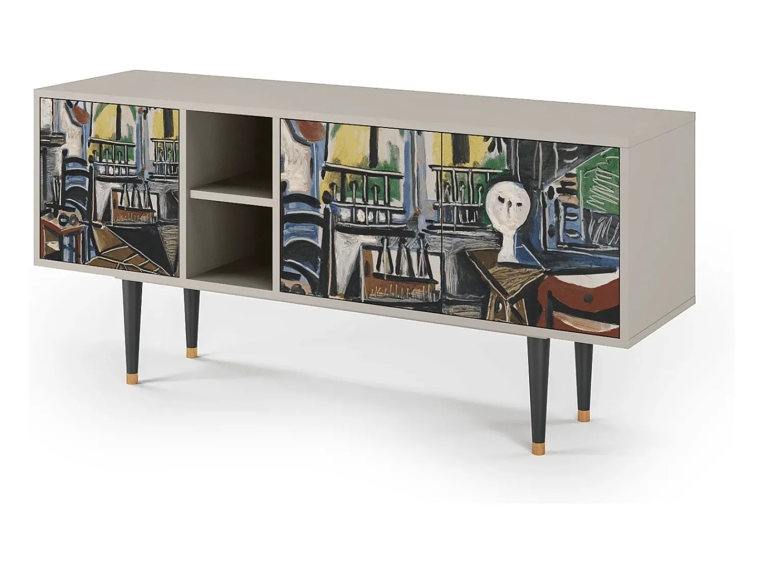 Sale Mueble de TV - 150х69х41 cm - T5 - The Studio , Areia Bege